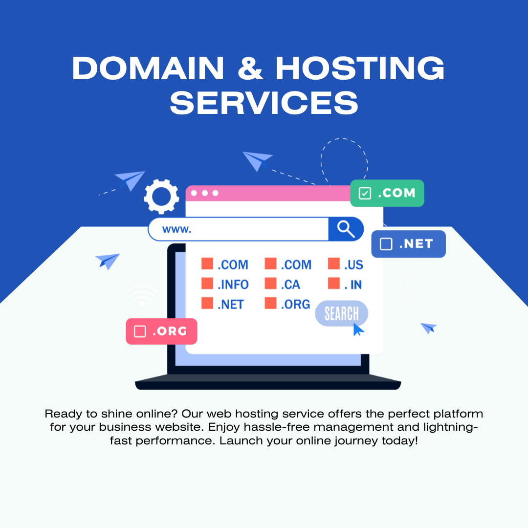 Domain and hosting services